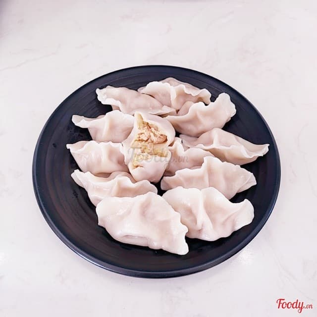 Sủi cảo heo cải thảo, bắp